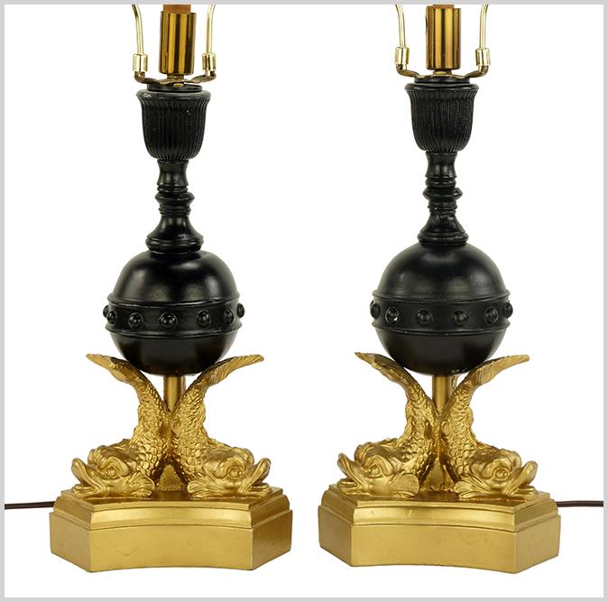 A Pair of Regency Style Table Lamps. (1 of 2)