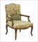 A Louis XIV Style Open Armchair.