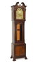 An English Mahogany Tall Case Clock.