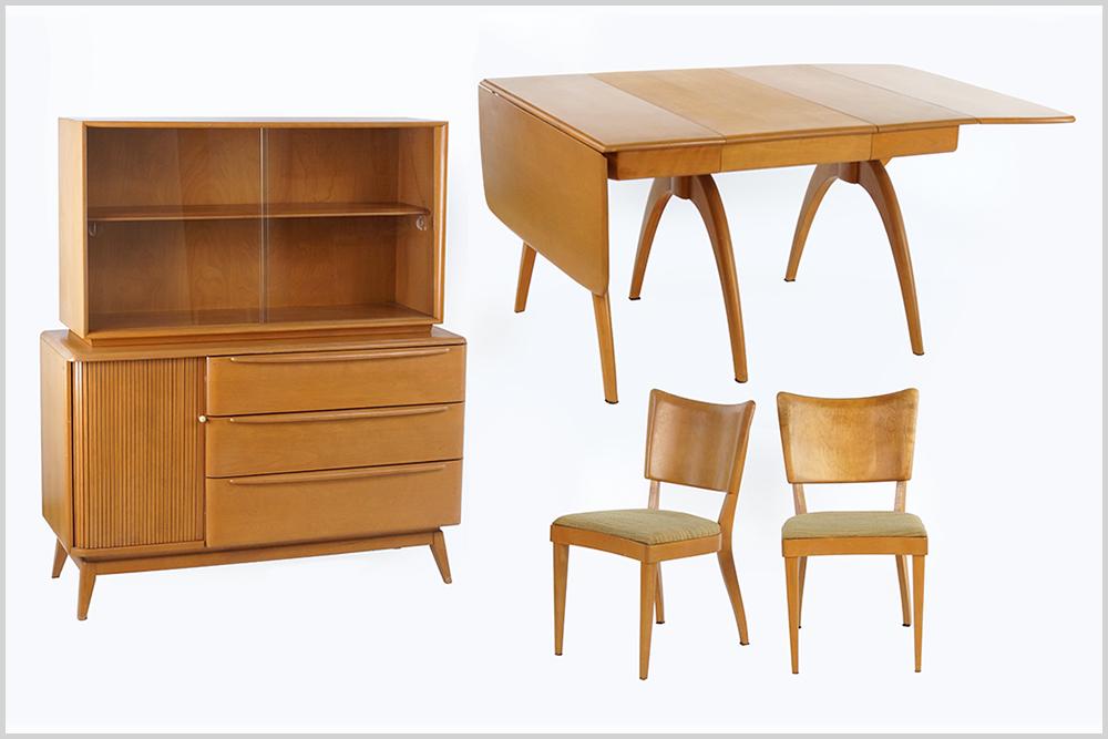 A Heywood Wakefield Champagne Wishbone Mid-Century (1 of 4)