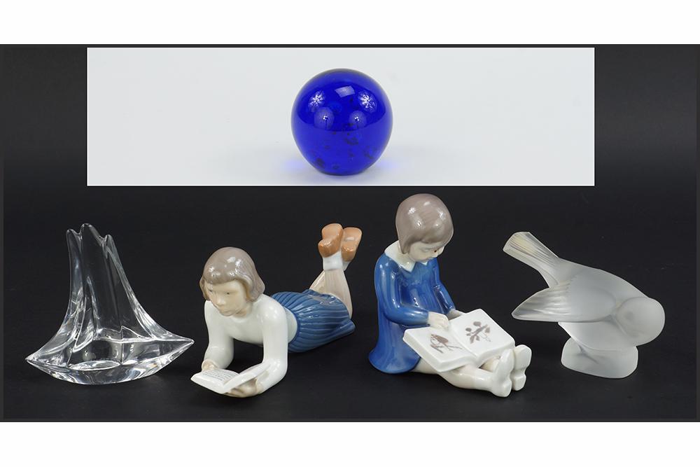 Two Bing & Grondahl Porcelain Figures of Children (1 of 1)