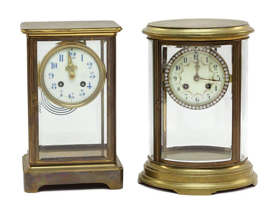 Two French Brass Shelf Clocks. (1 of 1)