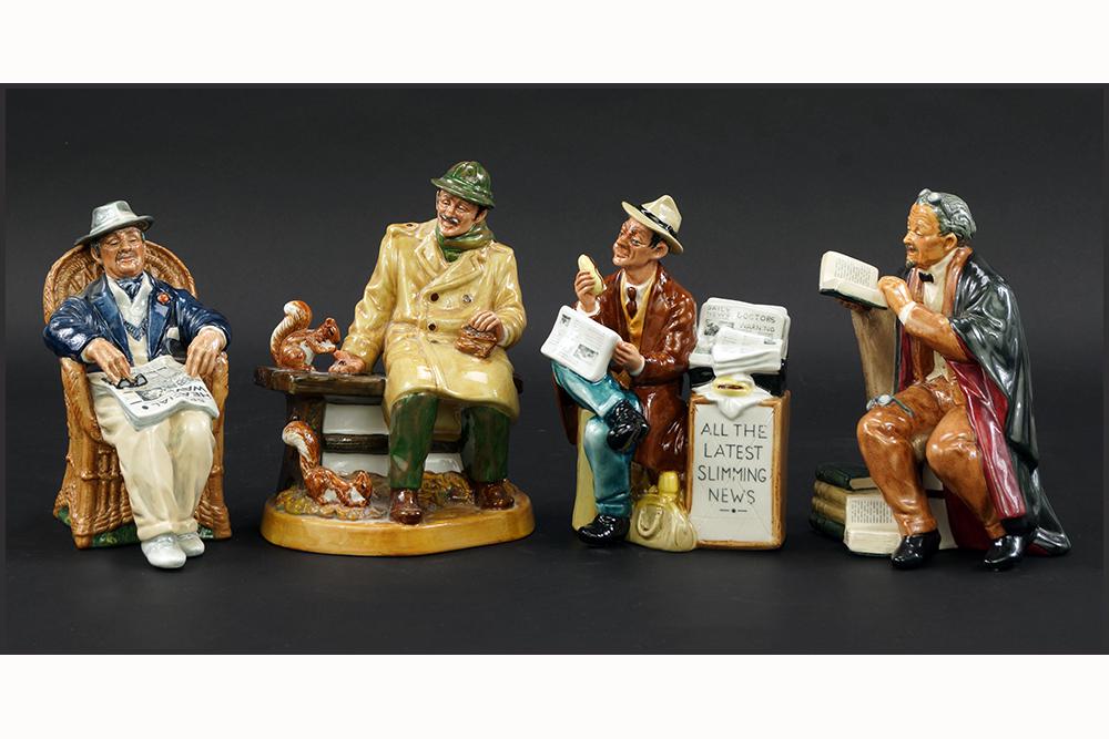 A Collection of Four Royal Doulton Figures. (1 of 1)