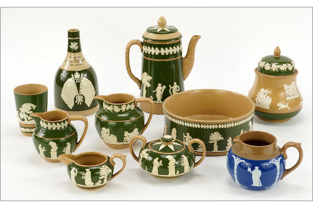 A Collection of Copeland Spode Jasperware. (1 of 1)