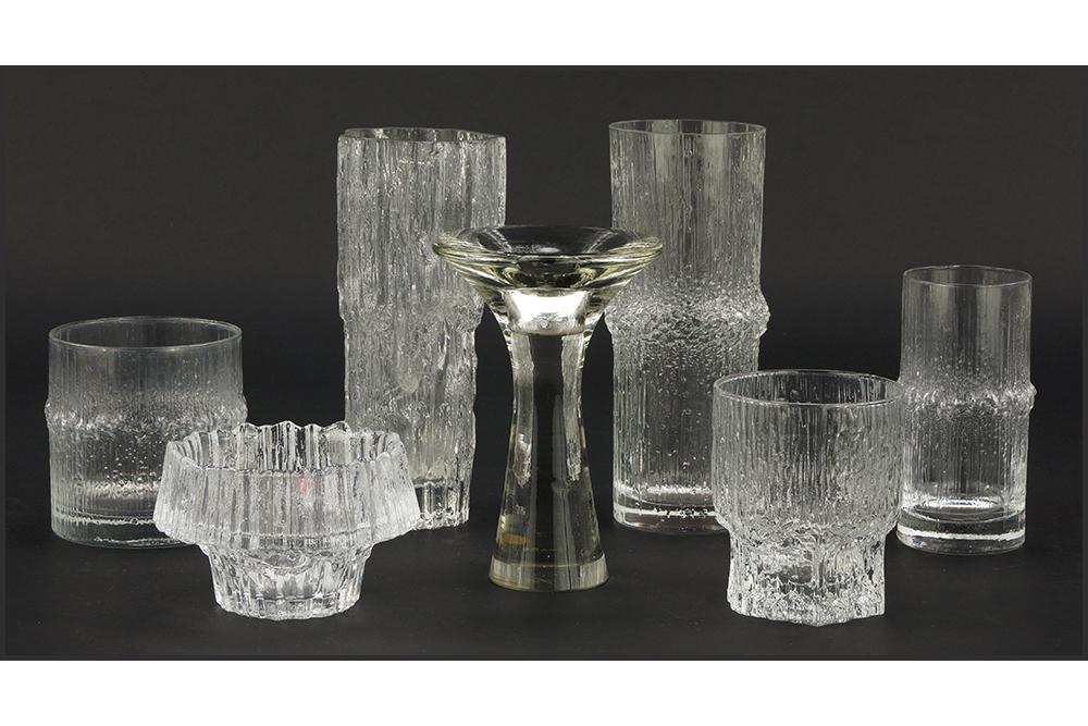 Two Tapio Wirkkala Glass Vases. (1 of 1)