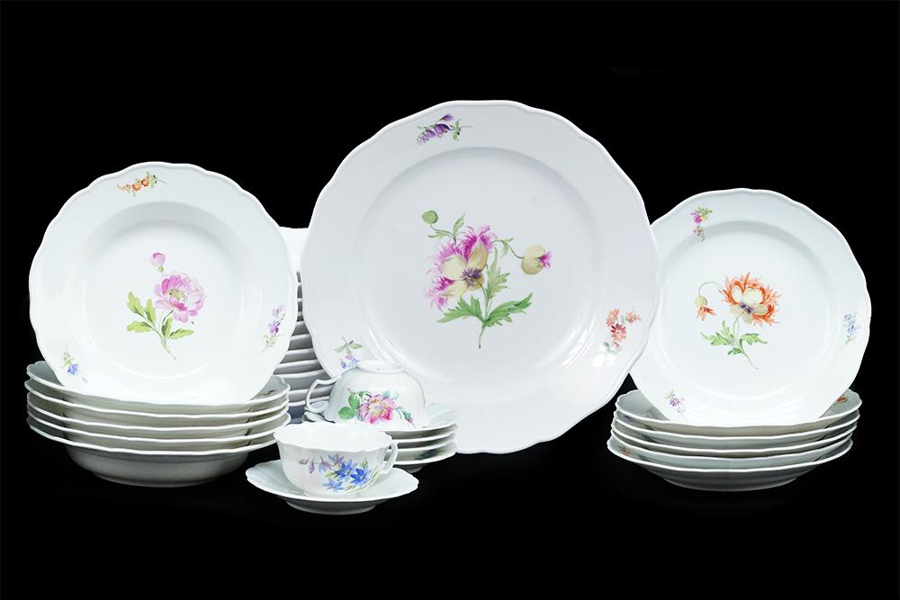 A Meissen Porcelain Partial Table Service. (1 of 2)