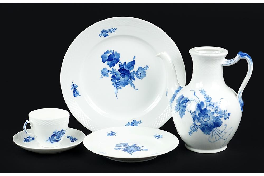 A Royal Copenhagen Porcelain Partial Table Service. (1 of 1)