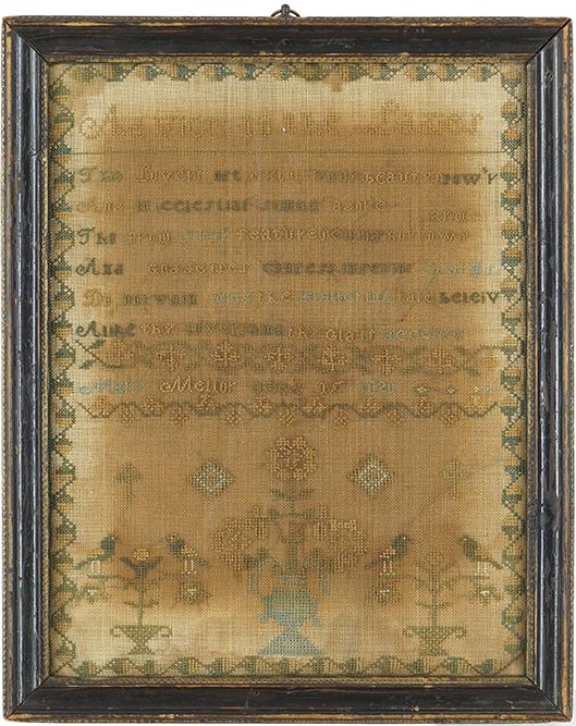 An Early 19th Century English Needlepoint Sampler. (1 of 1)
