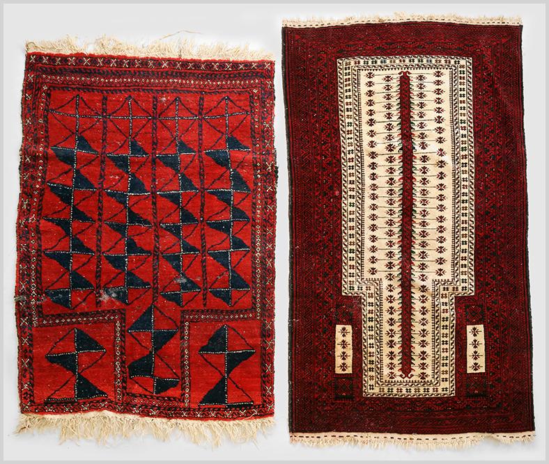 Two Prayer Rugs. (1 of 1)