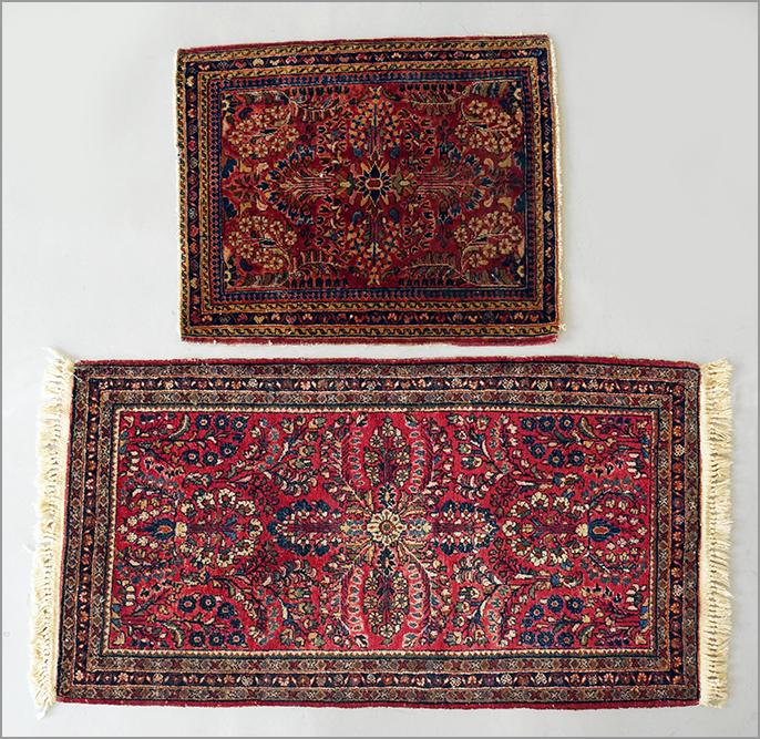 Two Sarouk Rugs. (1 of 1)
