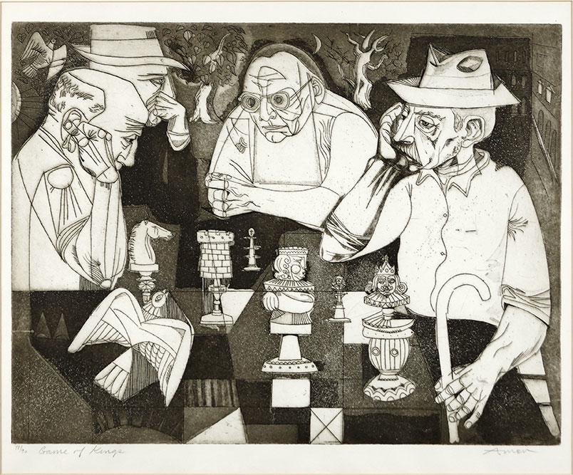 Irving Amen (American, 1918-2011) Game of Kings. (1 of 1)