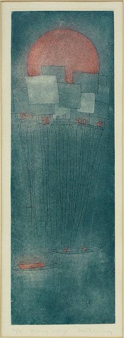 Eng Tay (Malaysian, B. 1947) Fishing Village. (1 of 2)