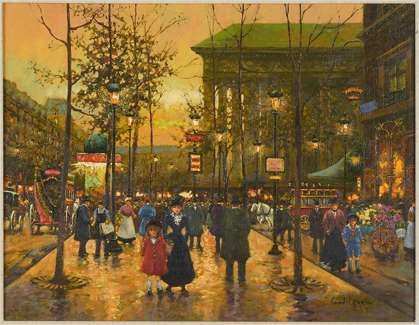 Sandi Lebron (American, B. 1949) La Madeleine. (1 of 3)