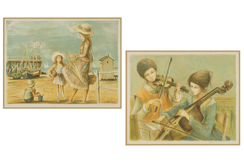 Jacques Lalande (French, 1921-1997) Two Color (1 of 3)