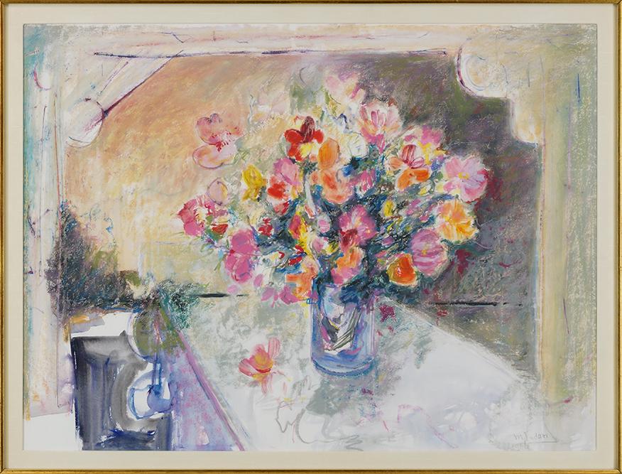 Martin Sudars (Contemporary) Floral Still Life. (1 of 2)