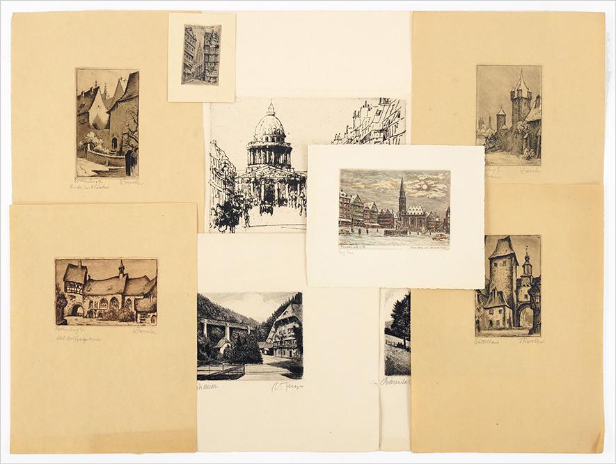 Erna Frank (1881-1931) The Pantheon, Paris. (1 of 1)