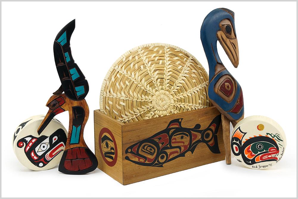 A Collection of Native American Decorative Items. (1 of 1)