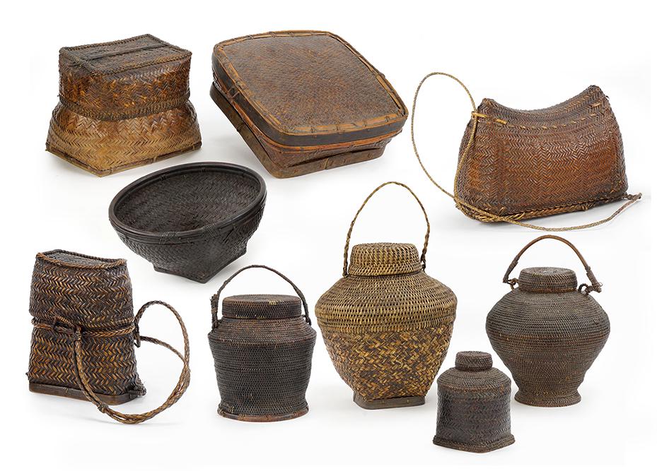 A Collection of Phillipino Ifugao Baskets. (1 of 1)