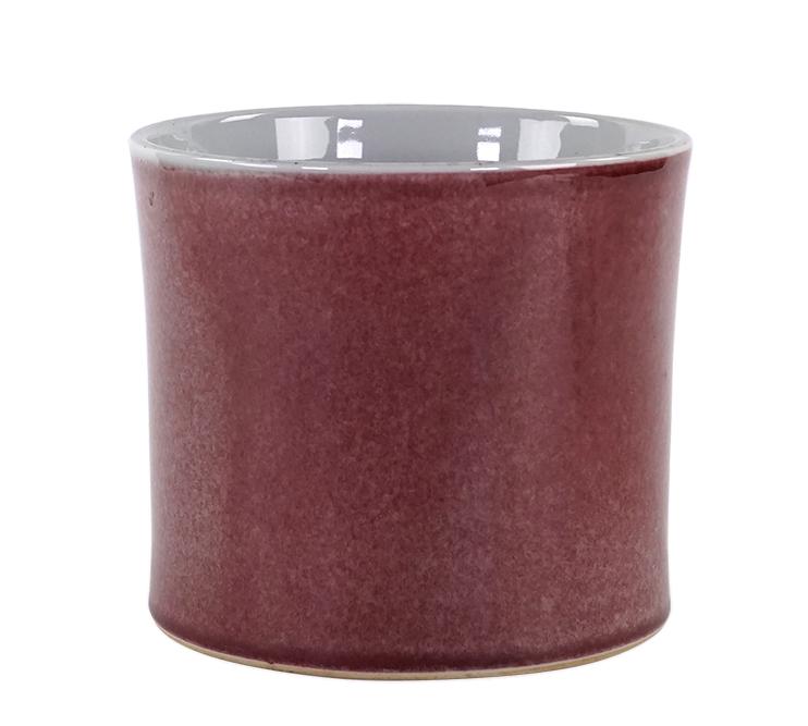 A Chinese Flambe Glazed Porcelain Brush Pot. (1 of 5)