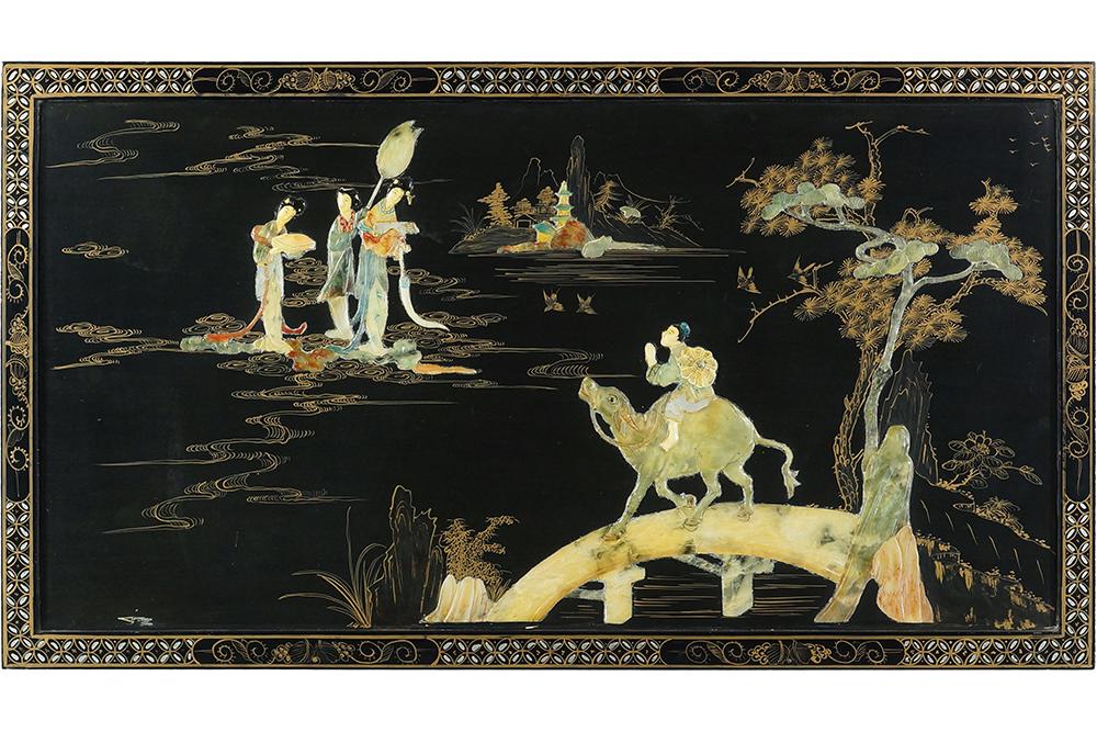 A Chinese Lacquered Panel. (1 of 1)