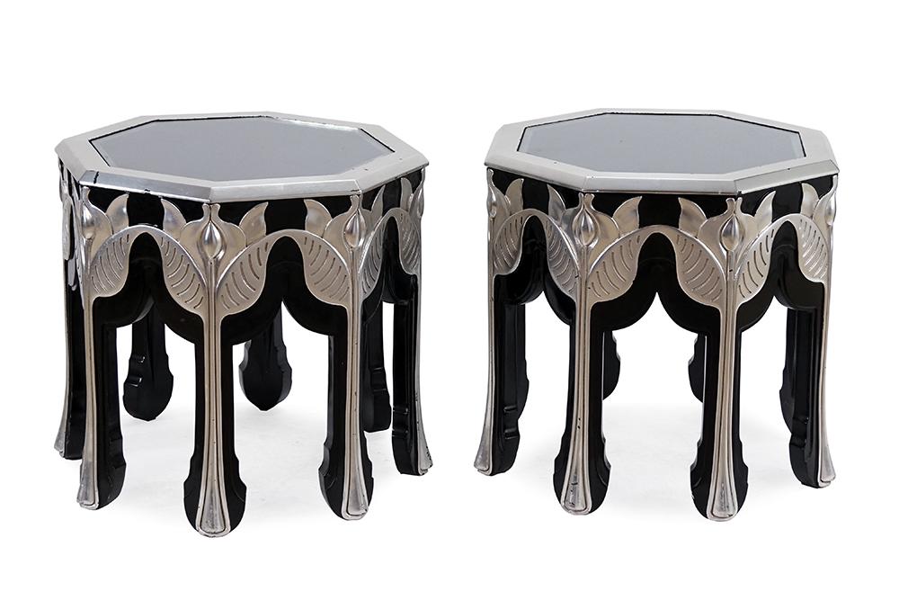 A Pair of Art Deco Style Side Tables. (1 of 1)