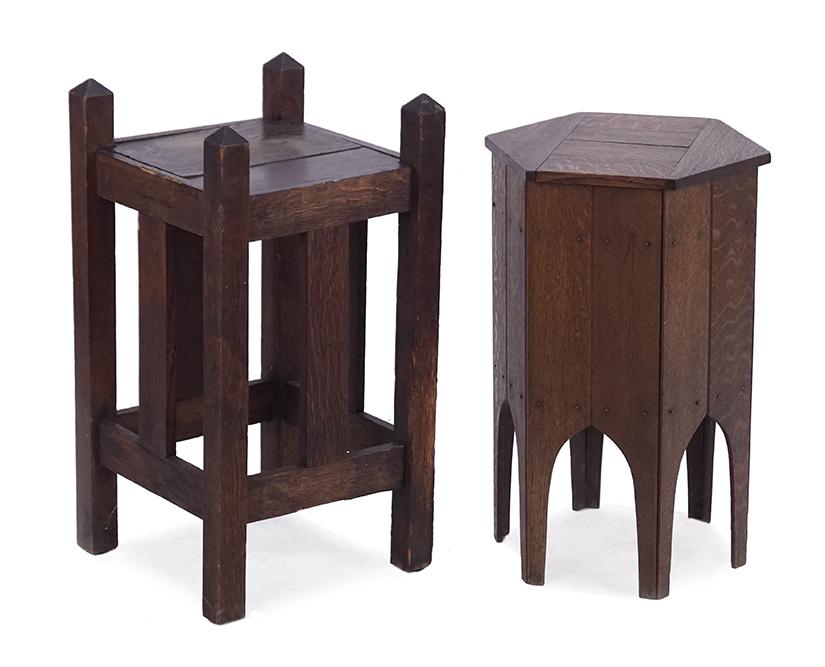 An Arts & Crafts Oak Table. (1 of 1)