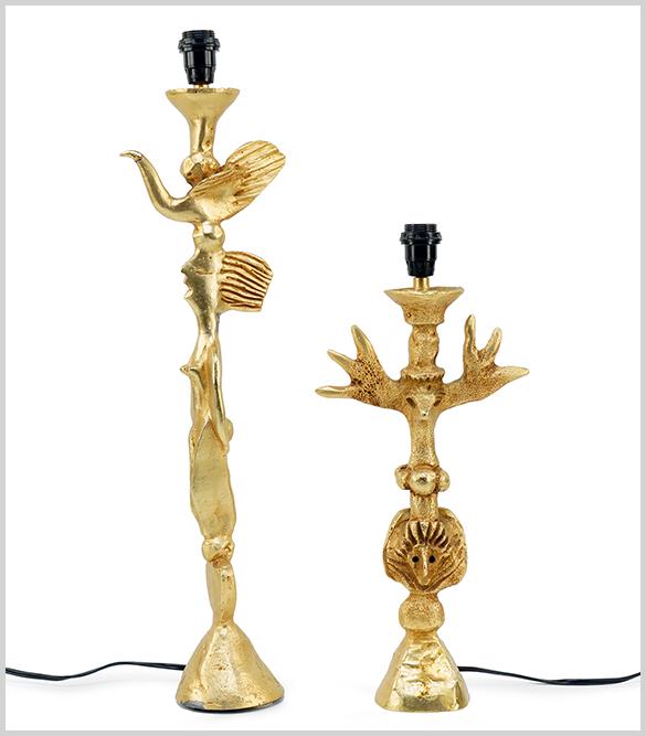 Pierre Casenove (French, B. 1943) Two Table Lamps. (1 of 9)