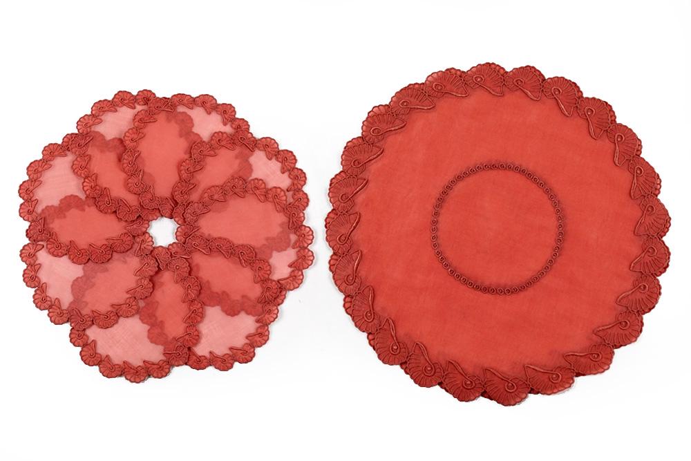 Eight Marghab Round Mats and Eight Small Rounds. (1 of 1)