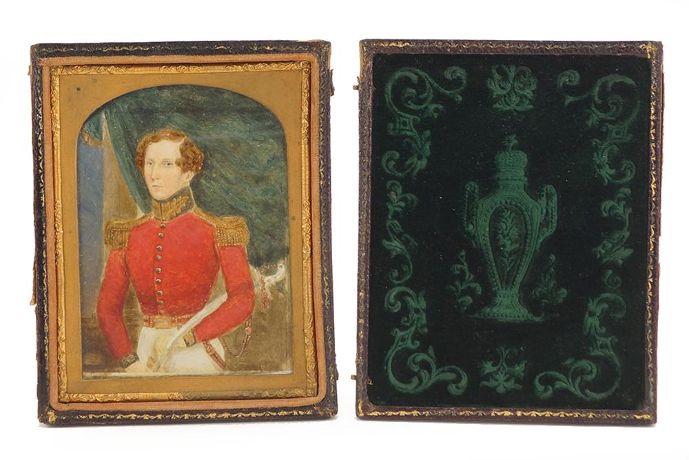 A 19th Century Portrait Miniature. (1 of 1)