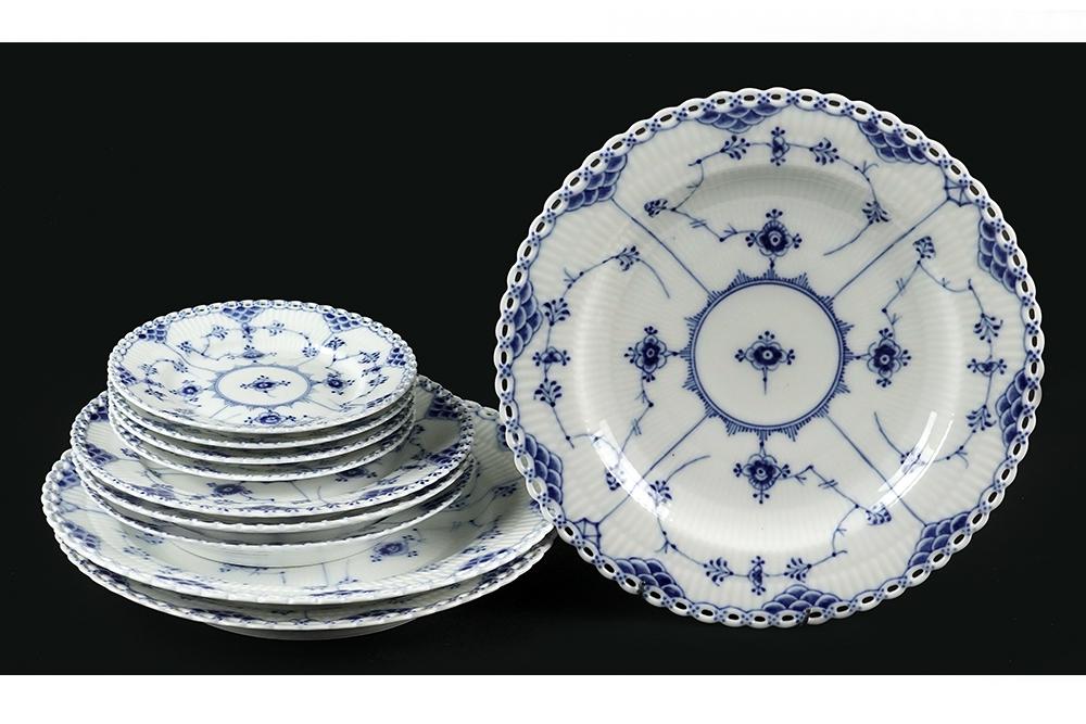 A Royal Copenhagen Porcelain Partial Table Service. (1 of 2)