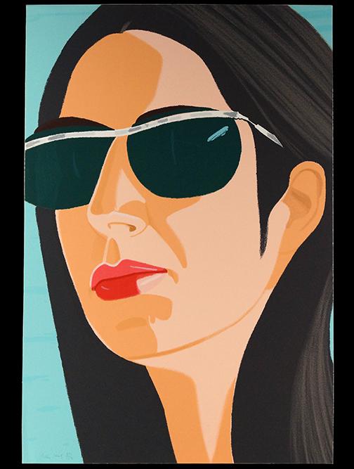 Alex Katz (American, B. 1927) Ada With Sunglasses. (1 of 12)