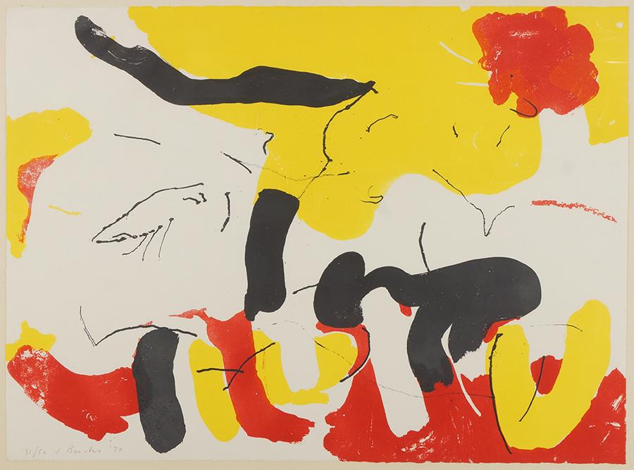 James Brooks (American, 1915-1991) Composition. (1 of 4)