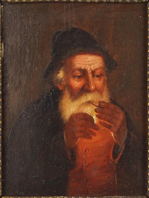 Kaufman (Austrian, 20th Century) A Man Smoking. (1 of 1)