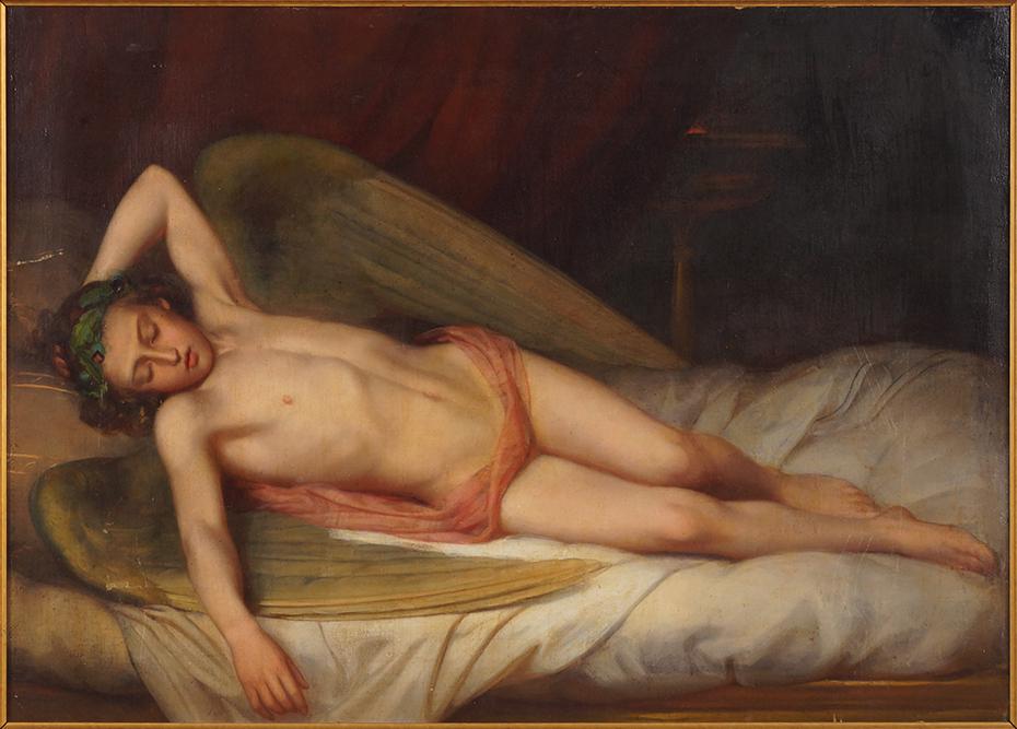 Artist Unknown (19th Century) Cupid Sleeping. (1 of 10)