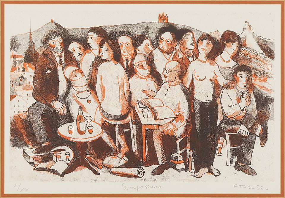 Francesco Tabusso (Italian, 1930-2012) Symposium. (1 of 1)