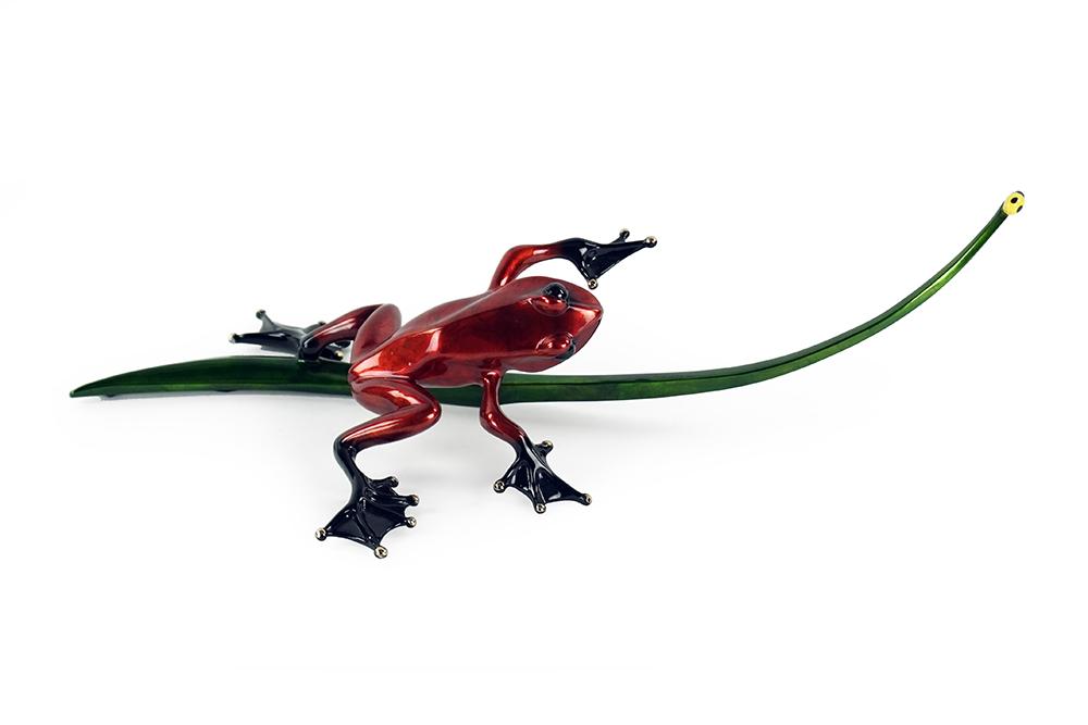 Tim Cotterill (British, B. 1950) Frog and Bug on a (1 of 1)