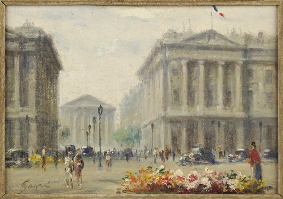 Paul Gagni (French, 1893-1962) Place de la Concorde. (1 of 2)