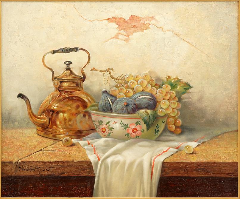 Jerome Robert (French, B. 1924) Still Life. (1 of 2)