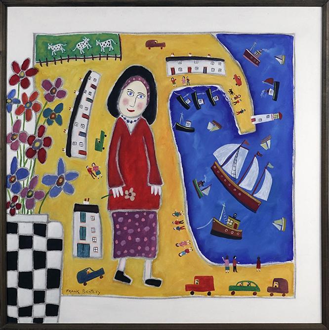 Frank Bentley (British, 1941-2006) Girl with a Flower. (1 of 2)