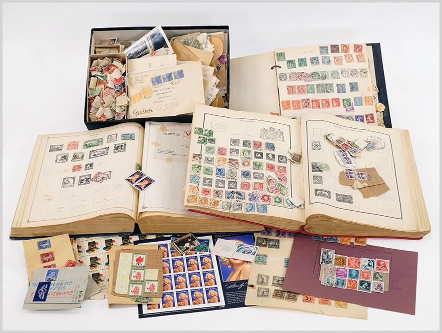 Group of Antique and International Stamps. (1 of 1)