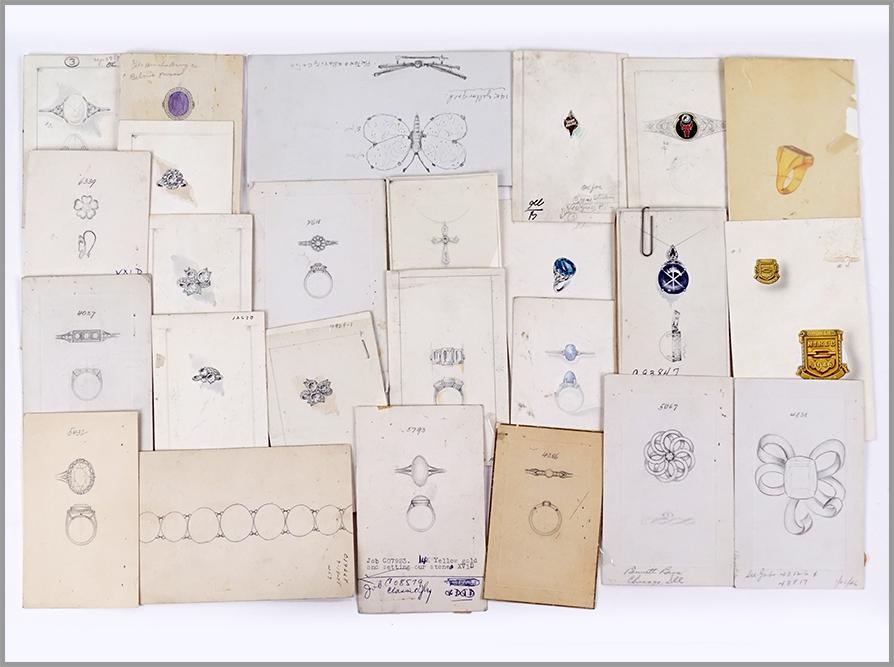 A Collection of Jewelry Design Renderings. (1 of 1)