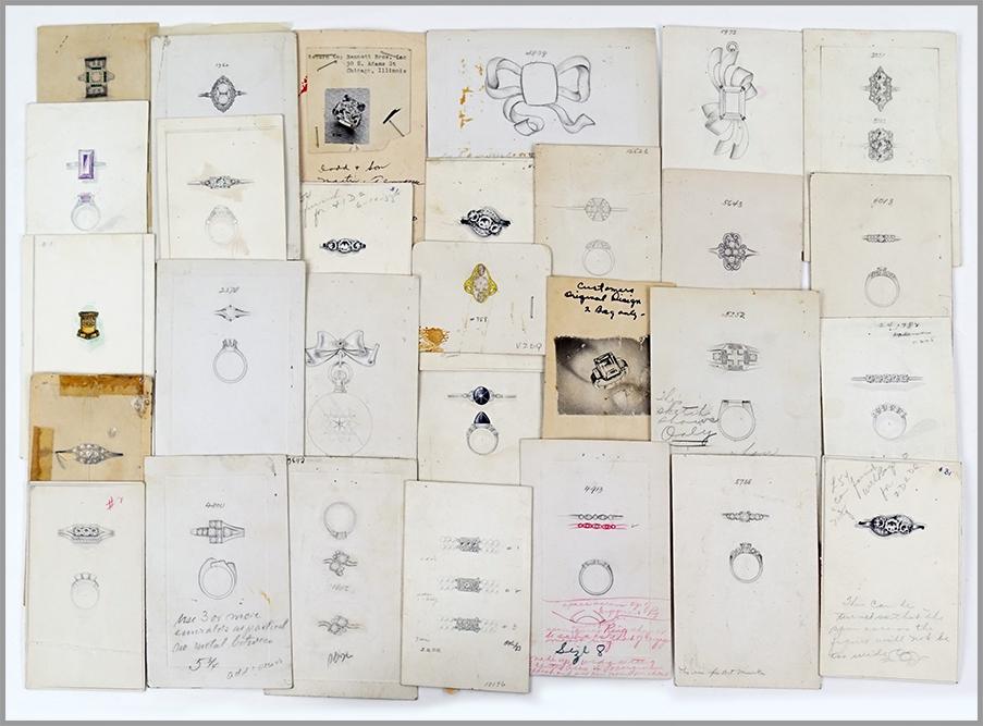 A Collection of Jewelry Design Renderings. (1 of 1)