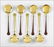 Seven David Andersen Sterling Silver Spoons.