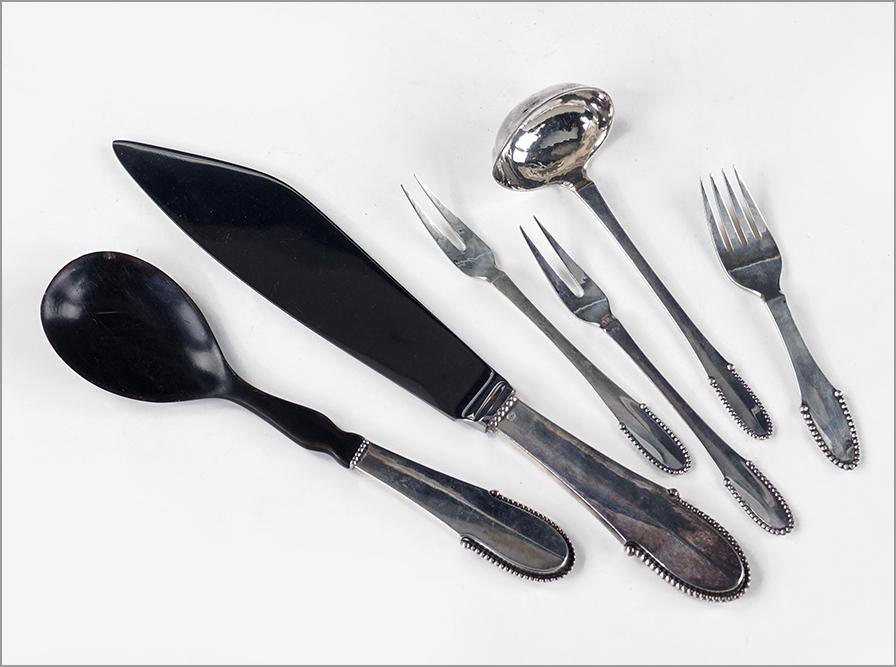 A Collection of Georg Jensen Sterling Silver Serving (1 of 1)