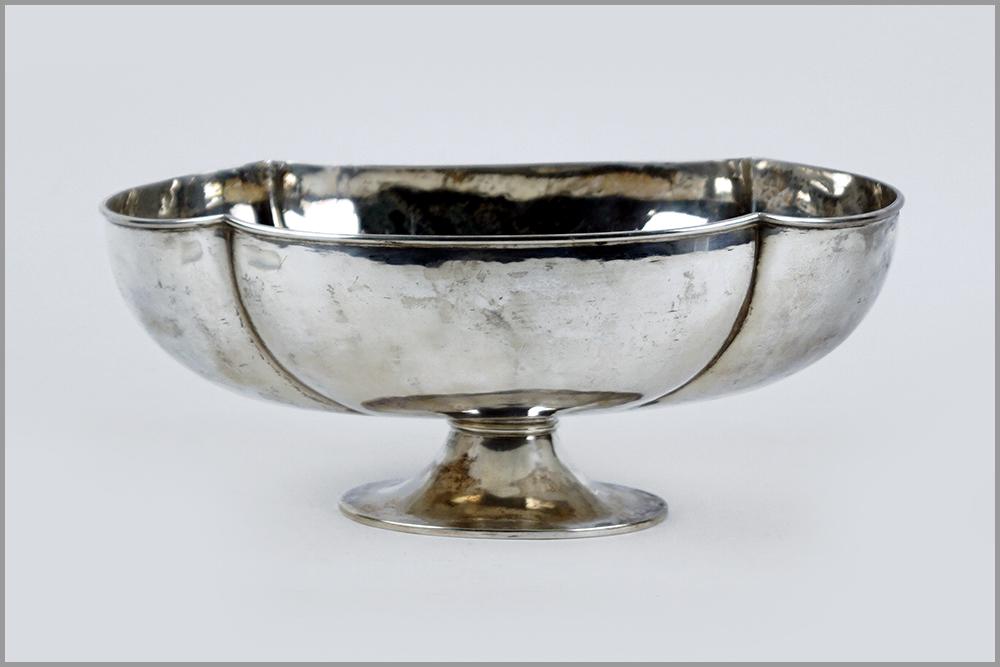 A Buccellati Sterling Silver Pedestal Bowl. (1 of 7)