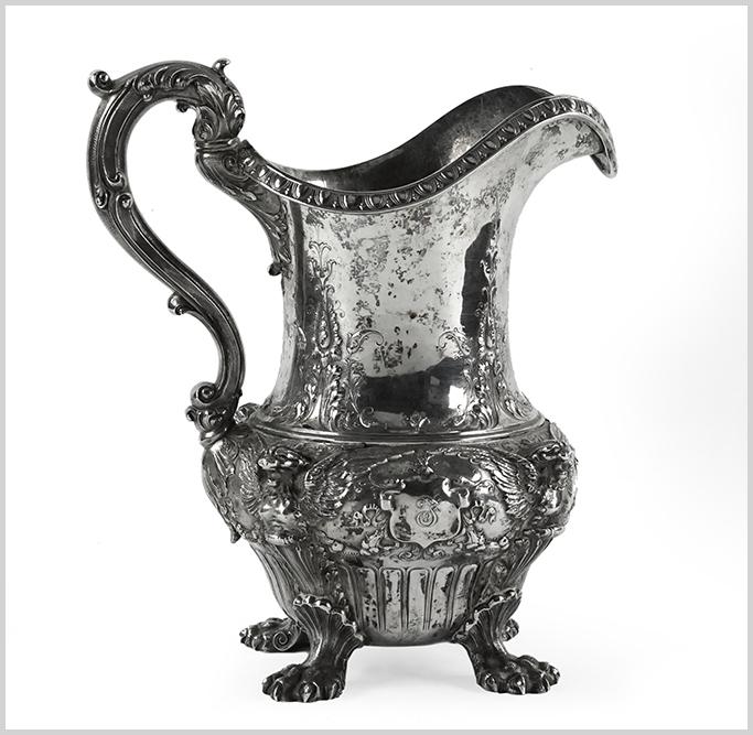 An American Dominick & Haff Sterling Silver Pitcher. (1 of 9)
