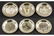 Six Franklin Mint Sterling Silver Plates.