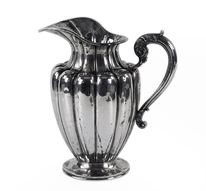 A Mexican Sterling Silver Pitcher. (1 of 2)