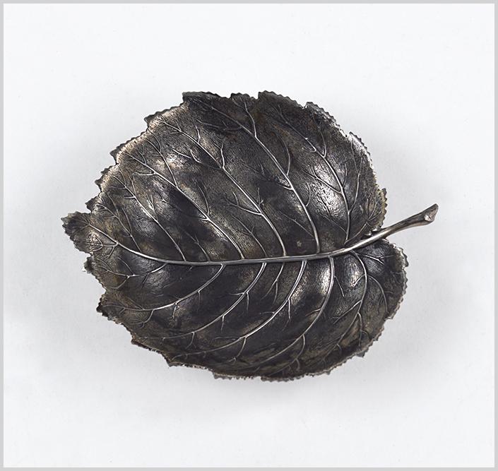 A Gianmaria Buccellati Sterling Silver Leaf Form Dish. (1 of 2)