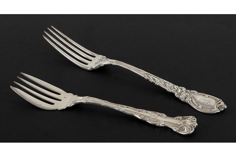 A Set of Eleven Dominick & Haff Sterling Silver Pastry (1 of 1)